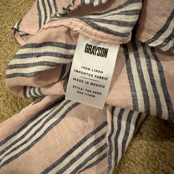 Grayson The Hero linen button-down - Picture 8 of 9